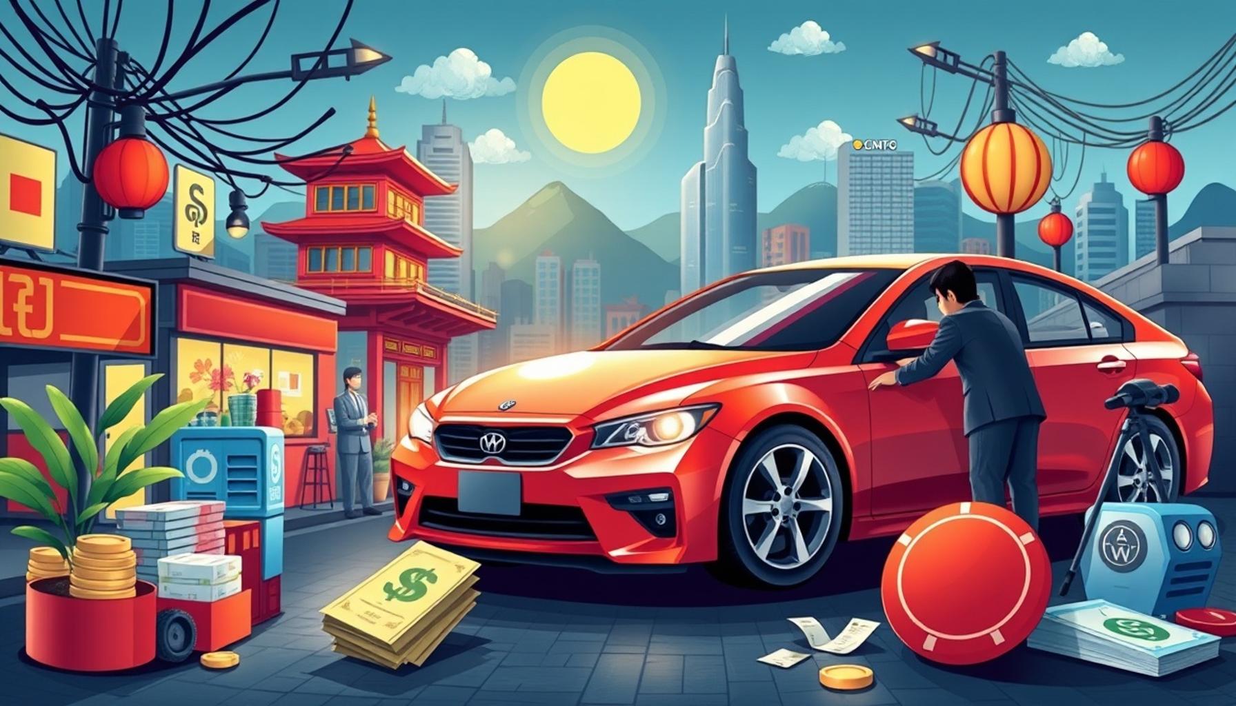 日本における車両の資金調達に対する金利の影響