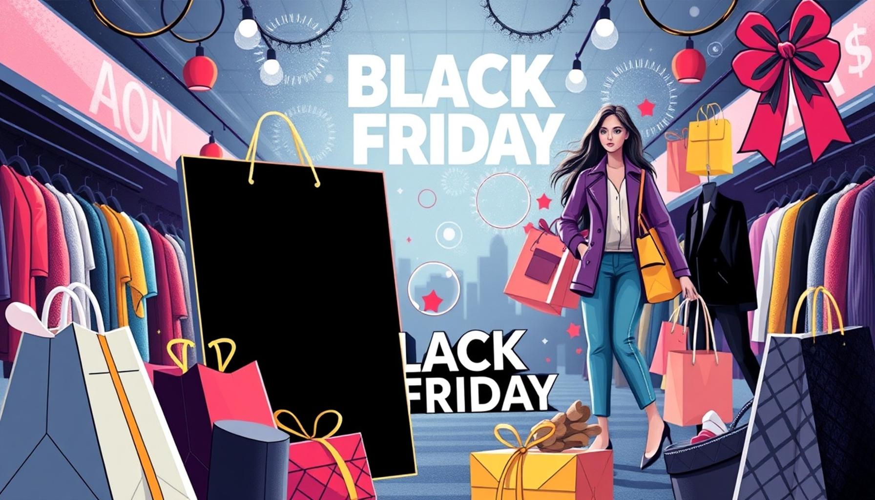 Impacto das taxas de juros dos cartões de crédito nas compras de roupas durante a Black Friday