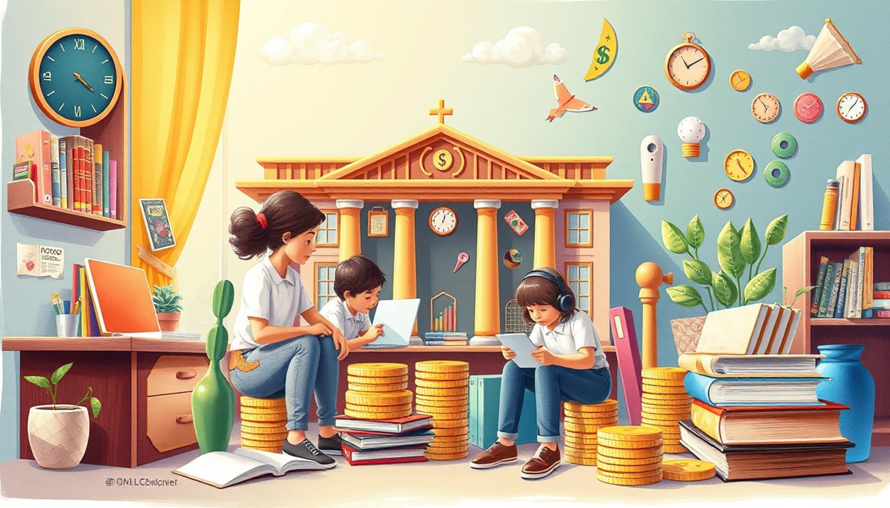 L&rsquo;importance de l&rsquo;éducation financière dans les écoles : préparer les futures générations à une gestion financière saine.